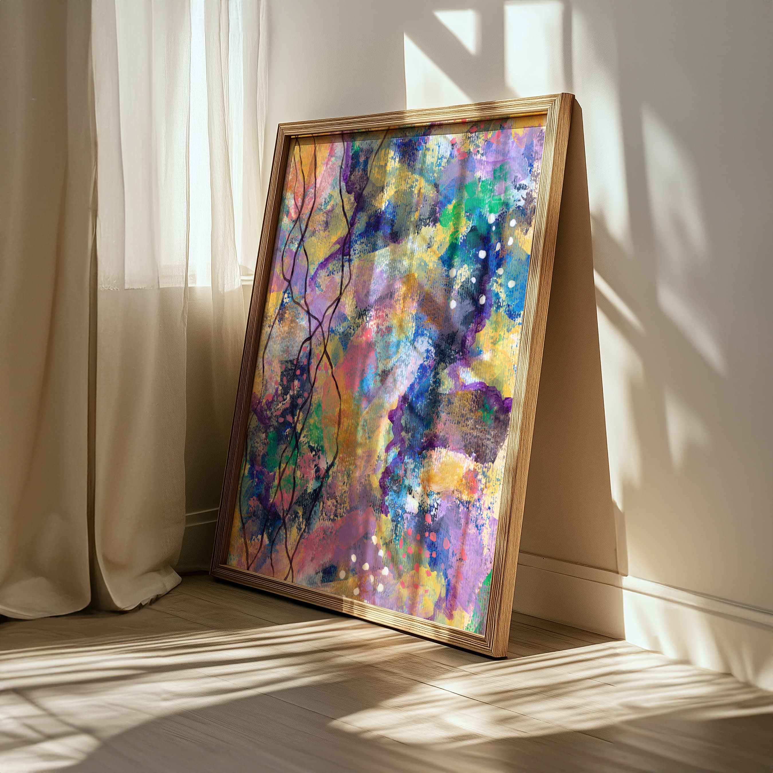 Sun-Kissed Coral - Limited-edition Canvas Print