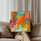 Amber’s Embrace - Square Limited-edition Canvas Print