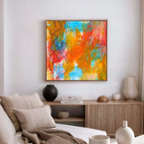 Amber’s Embrace - Square Limited-edition Canvas Print