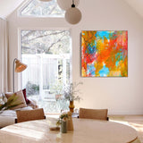 Amber’s Embrace - Square Limited-edition Canvas Print