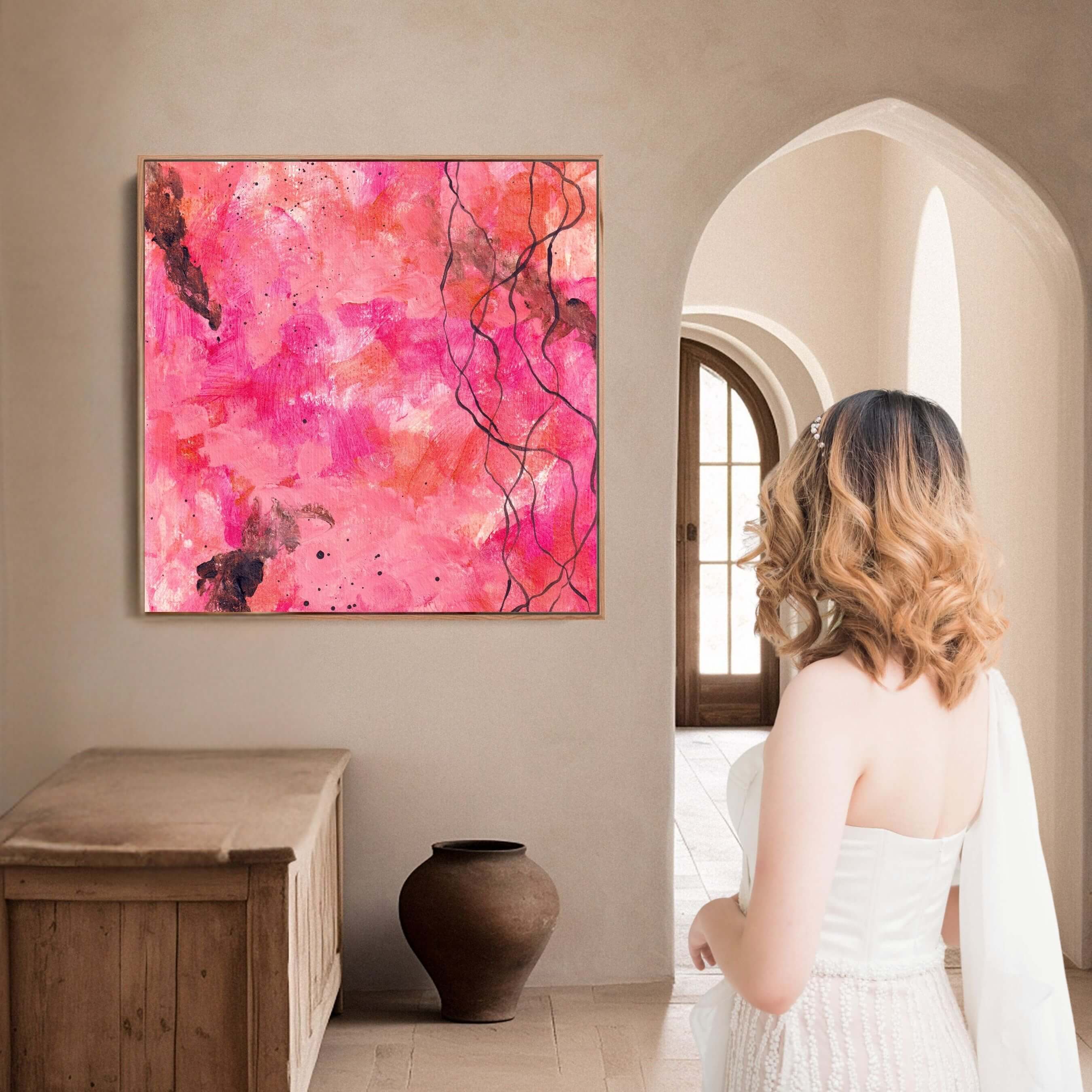 Blossom Reverie - Square Limited-edition Canvas Print