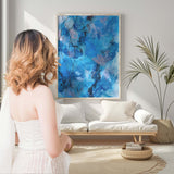Cobalt Calm Canvas Print