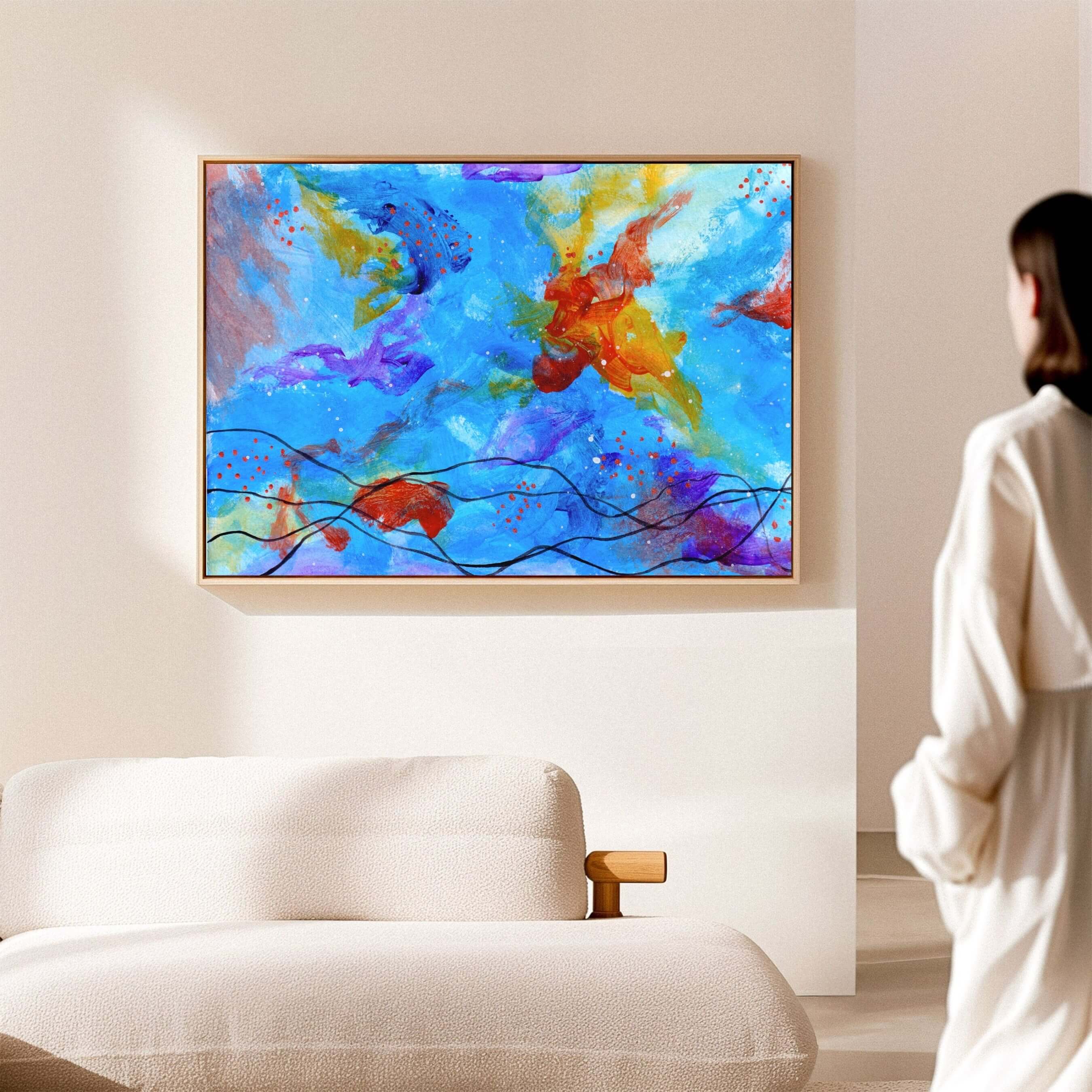 Coral Dreamscape Canvas Print