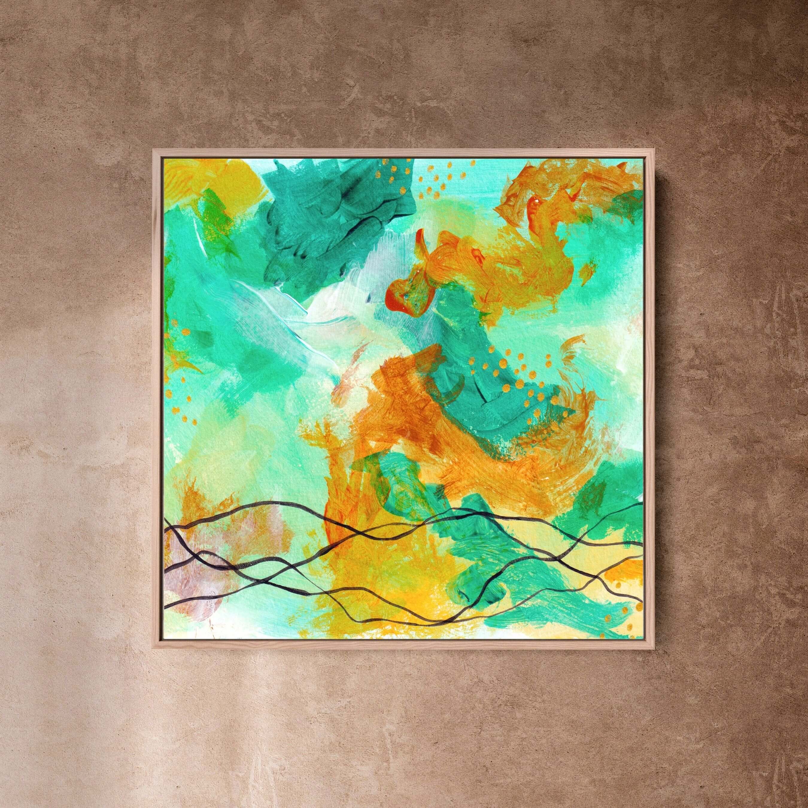 Eternal Sand - Square Canvas Print