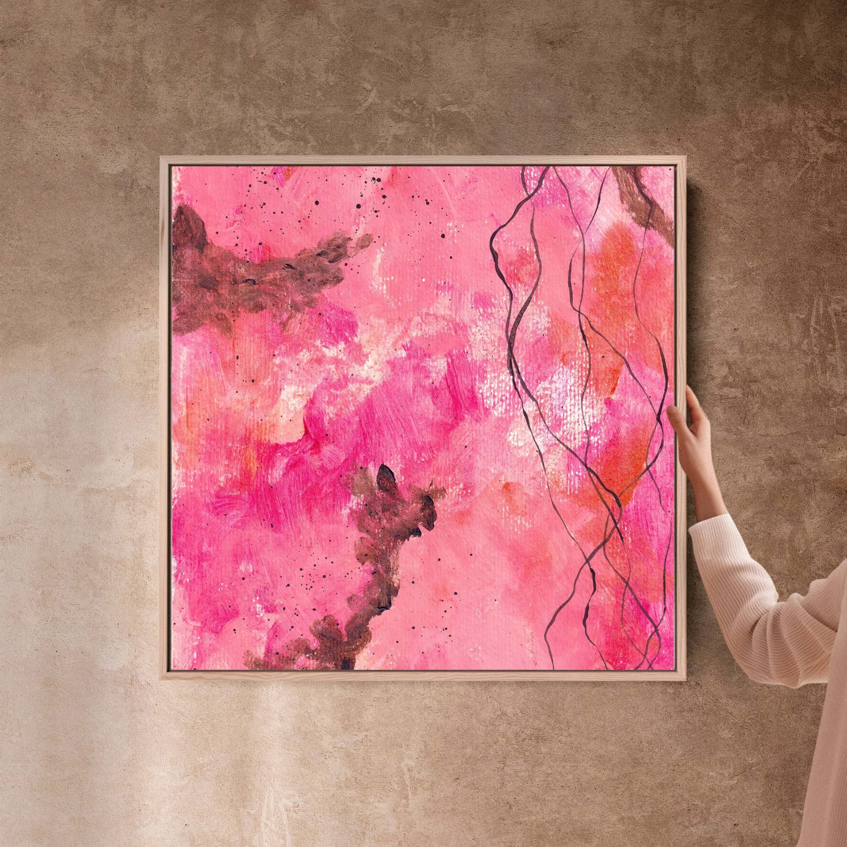 Ethereal Bloom - Square Limited-edition Canvas Print