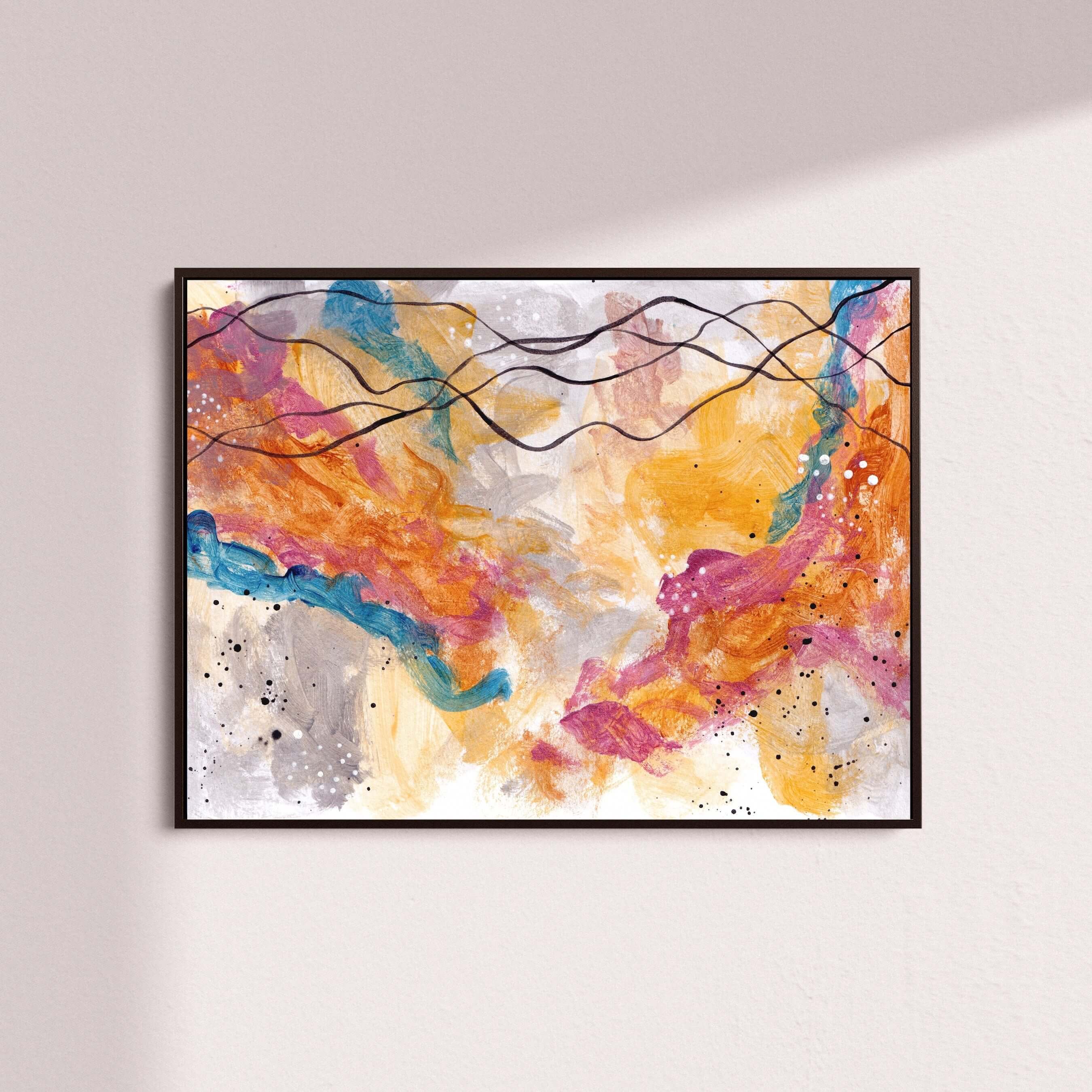 Euphoric Echoes Canvas Print