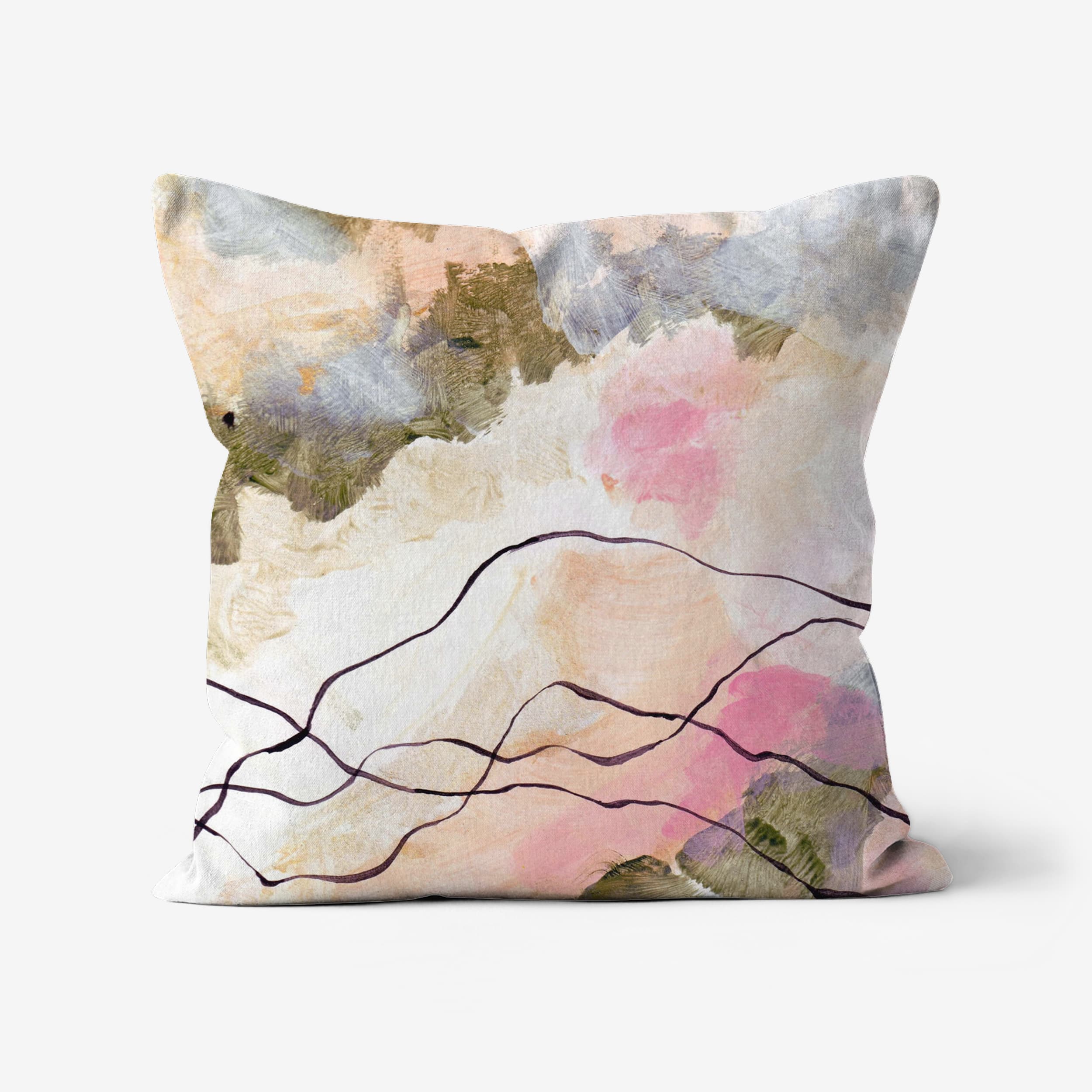 Inner Light - faux suede double sided art cushion (46cm)