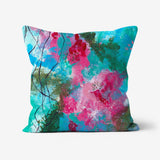 Echoes of Nature - faux suede double sided art cushion (46cm)