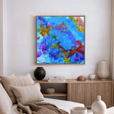 Harmony’s Aura - Square Canvas Print