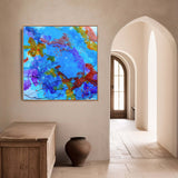 Harmony’s Aura - Square Canvas Print