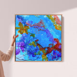 Harmony’s Aura - Square Canvas Print