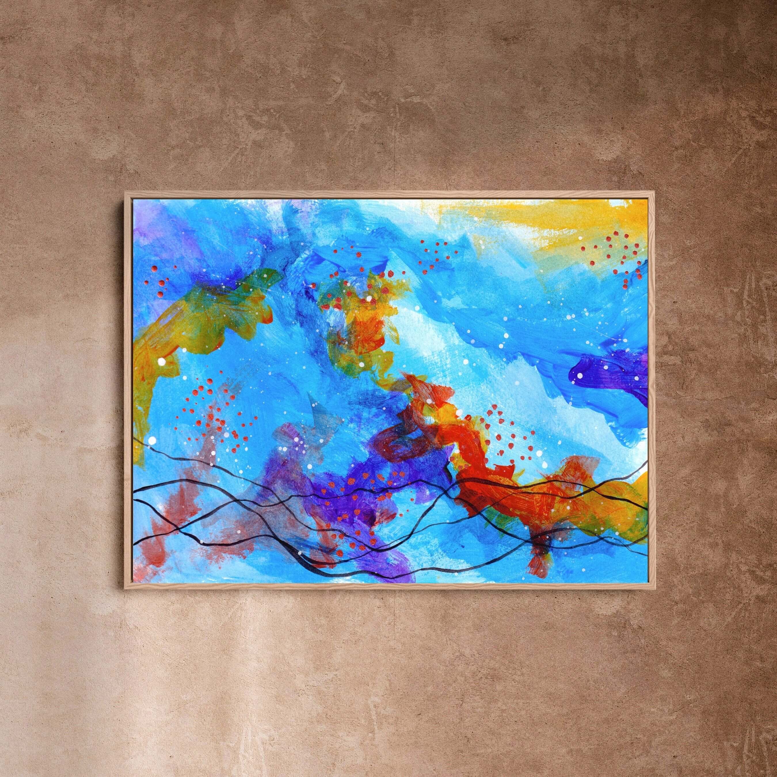 Luminous Depths Canvas Print