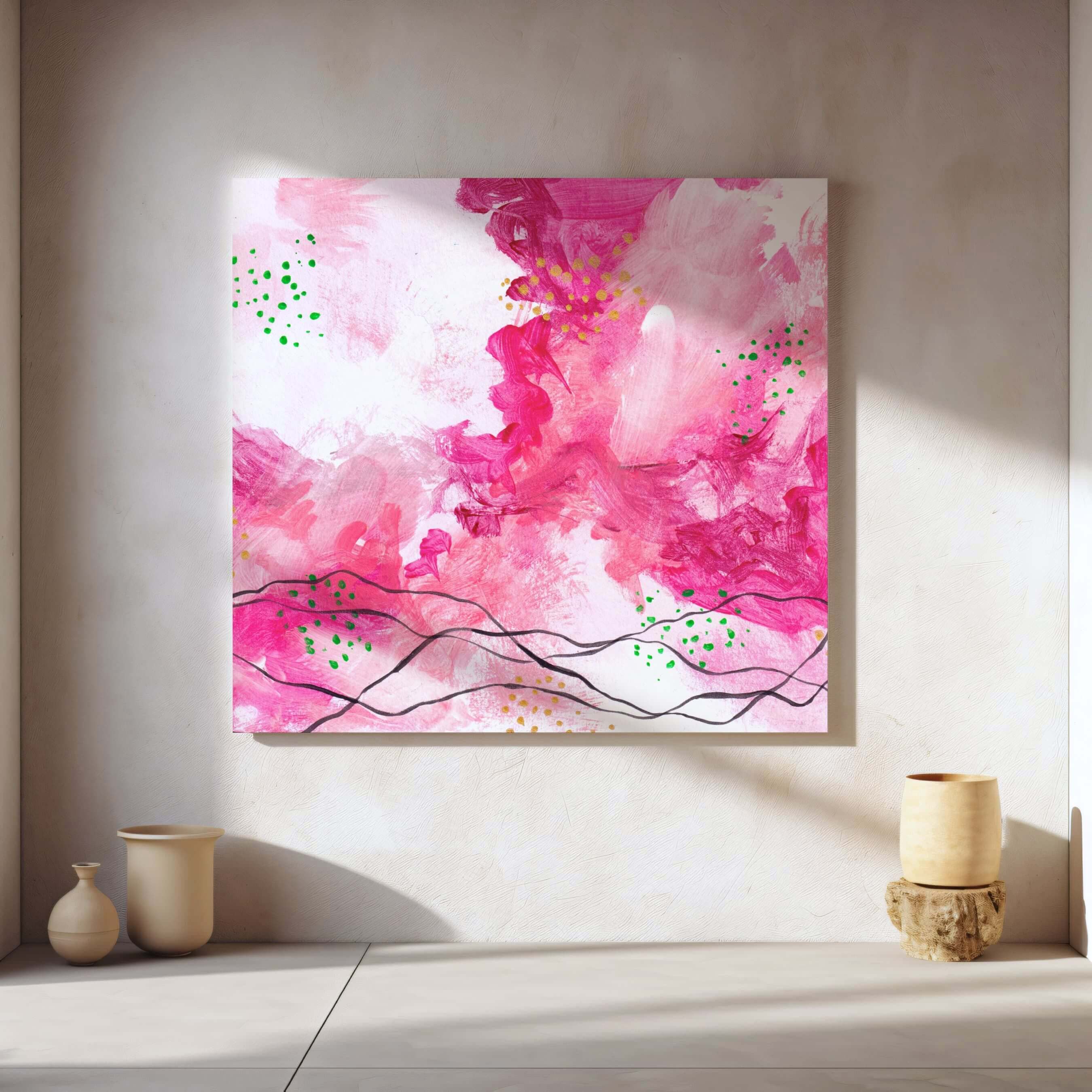 Radiant Resilience - Square Canvas Print