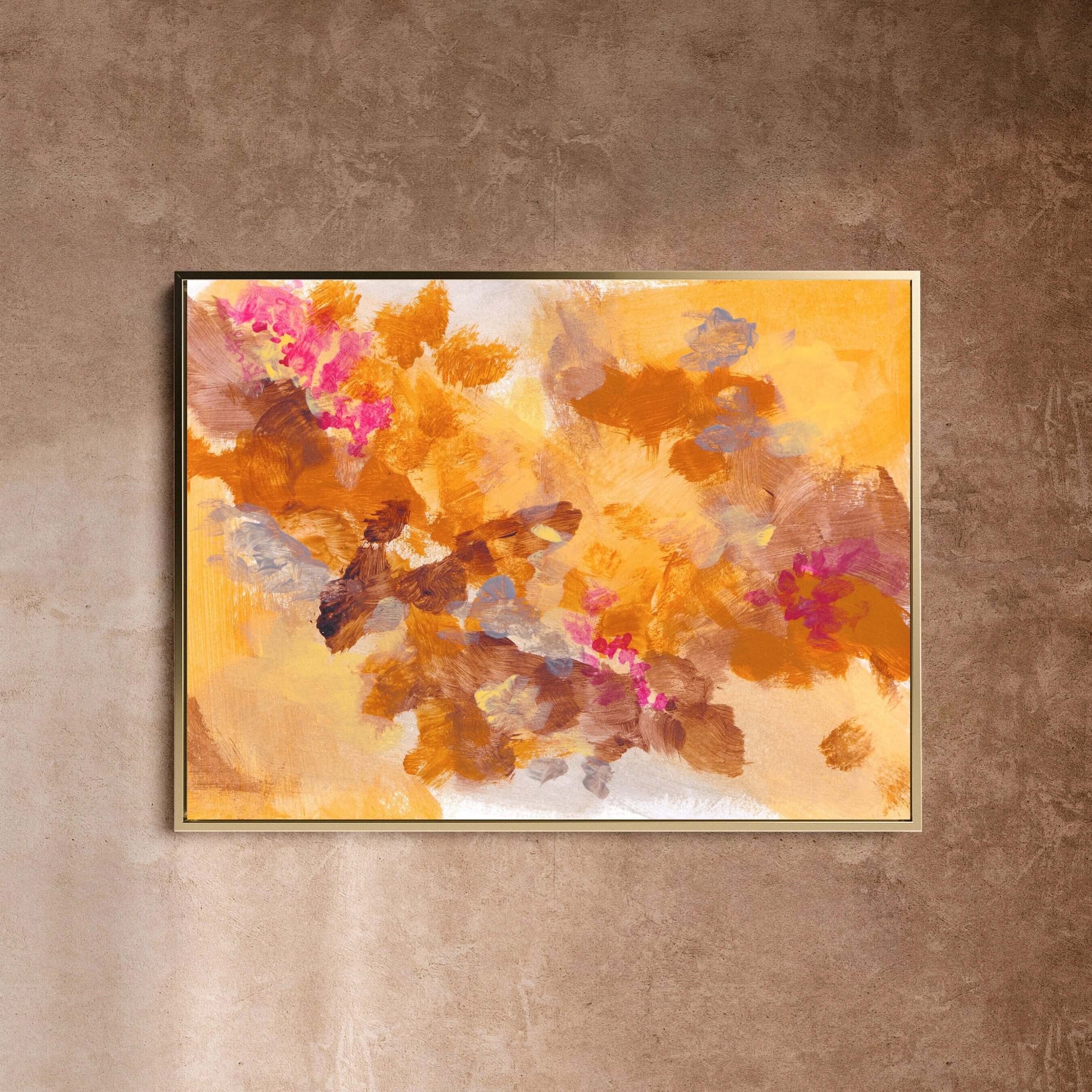 Ochre Prosperity Canvas Print