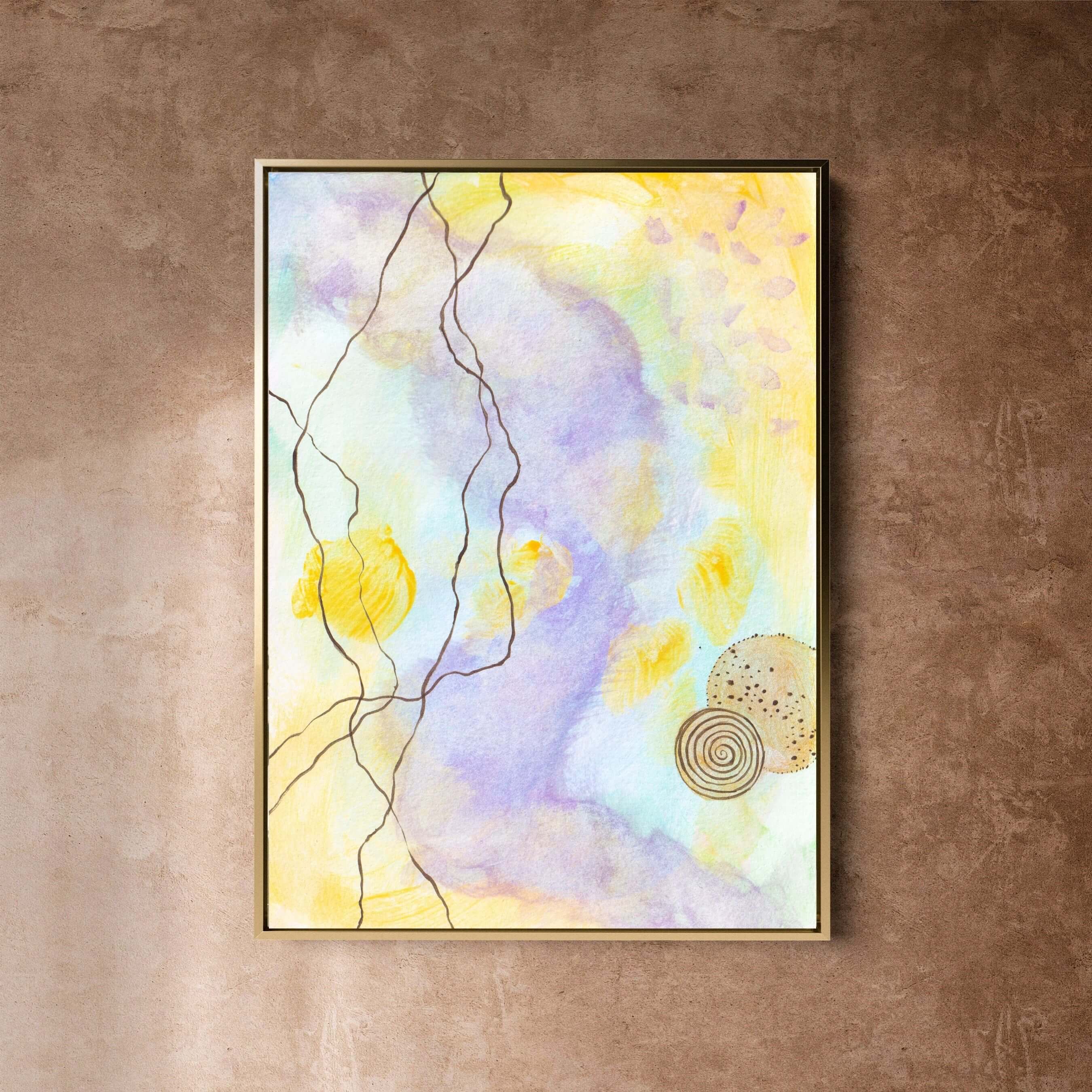 Pastel Harmony Haven Canvas Print