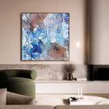 Tidal Echo - Square Canvas Print