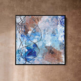 Tidal Echo - Square Canvas Print