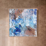 Tidal Echo - Square Canvas Print