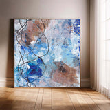 Tidal Echo - Square Canvas Print