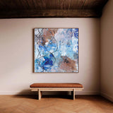Tidal Echo - Square Canvas Print
