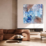 Tidal Echo - Square Canvas Print