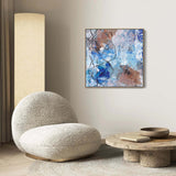 Tidal Echo - Square Canvas Print