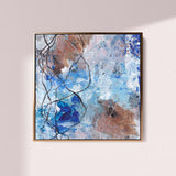 Tidal Echo - Square Canvas Print
